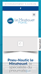 Mobile Screenshot of pneu-nautic-minahouet.com